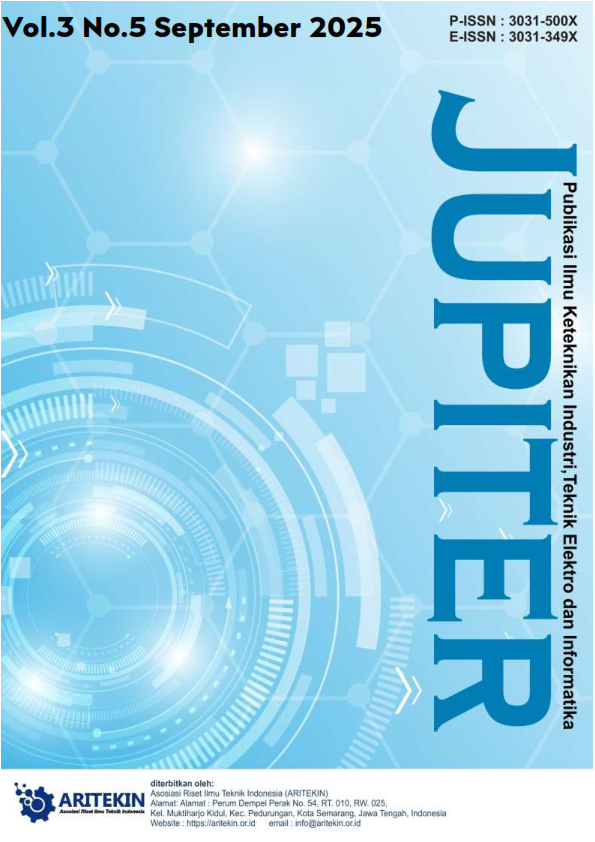 					View Vol. 3 No. 5 (2025): September : Publikasi Ilmu Keteknikan Industri, Teknik Elektro dan Informatika
				